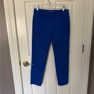 Express Women's Vibrant Blue Cropped Pants